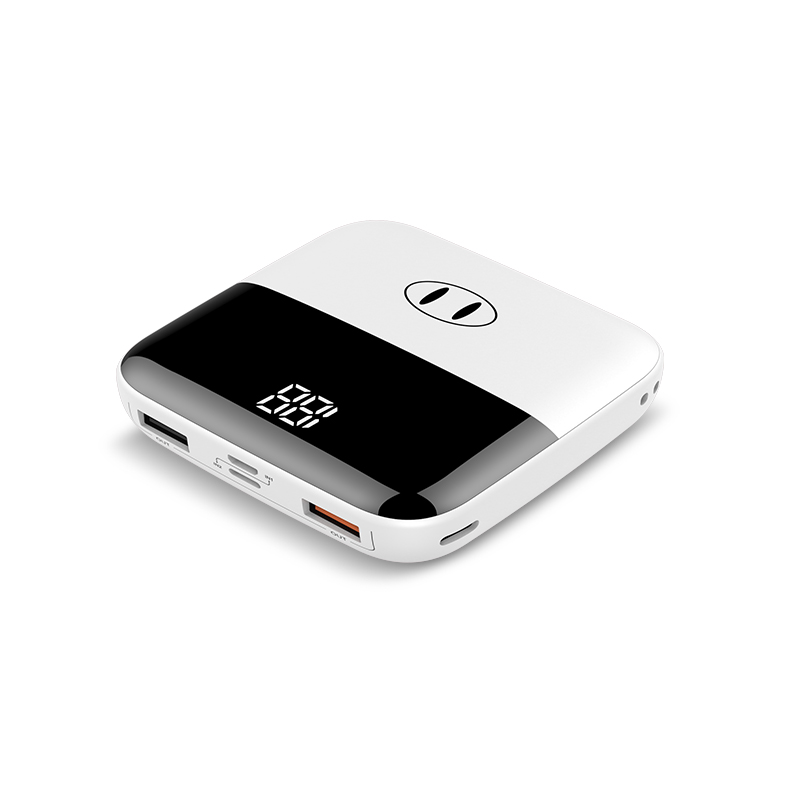 Новый дизайн Q5mini 10000 мАч Мини портативное зарядное устройство с Usb-кабелем со светодиодным дисплеем