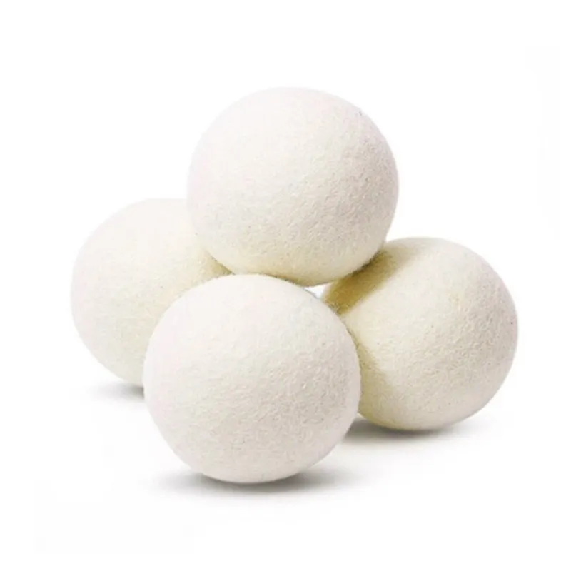 wholesale 100% organic felt laundry balls 6cm wool felt ball