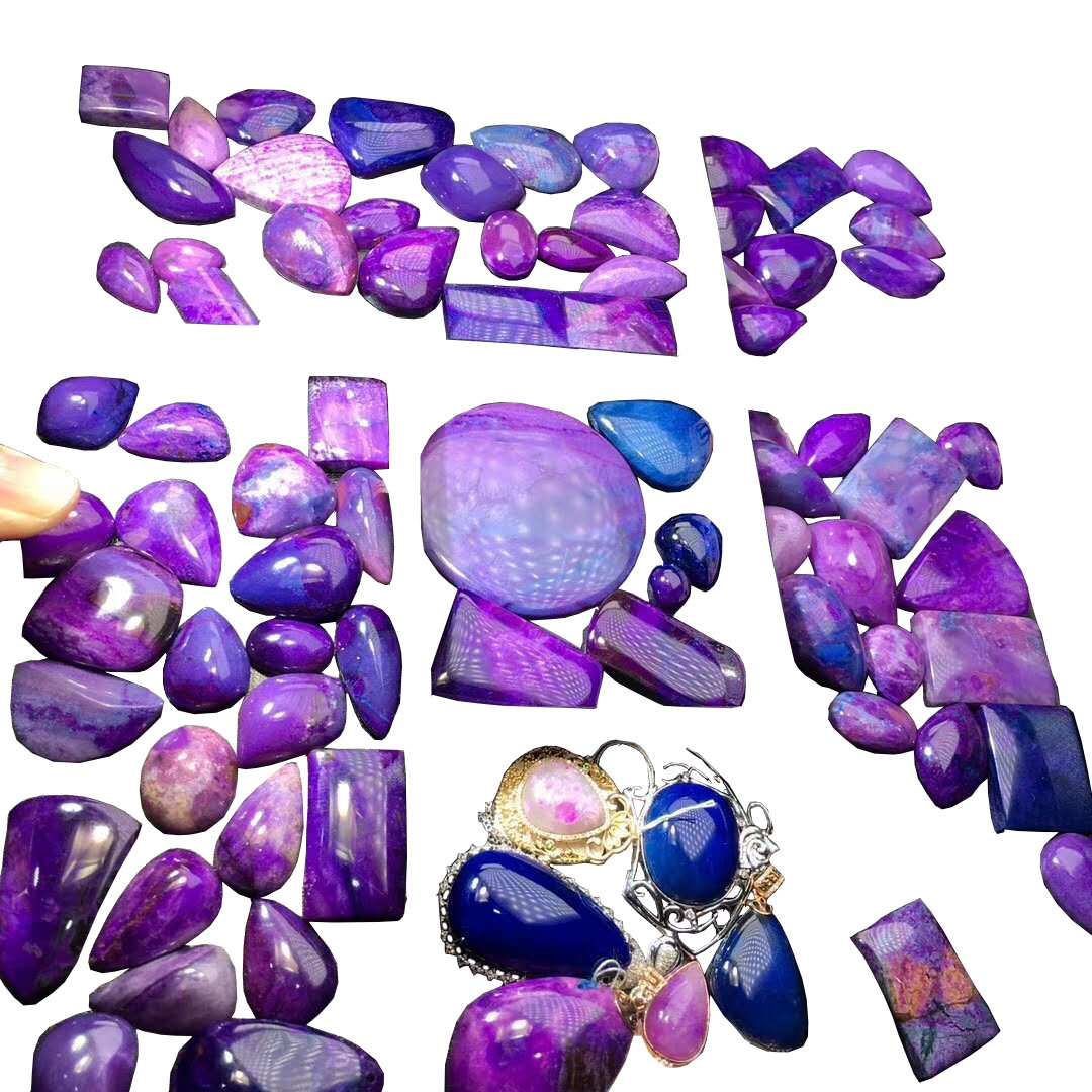 Натуральный Кабошон Sugilite, гладкий драгоценный камень, размер и форма покупателя, оптовая продажа