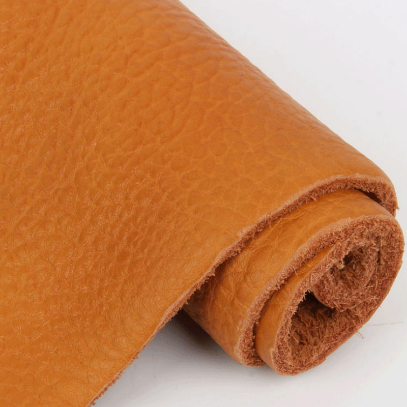 Full grain genuine leather upholstery fabric cow leather