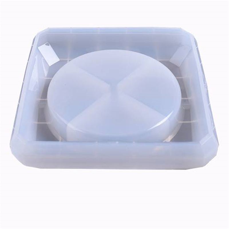 032 Crystal Epoxy Silicone Resin Molds Oversized Square Silicone Ashtray Mold Resin