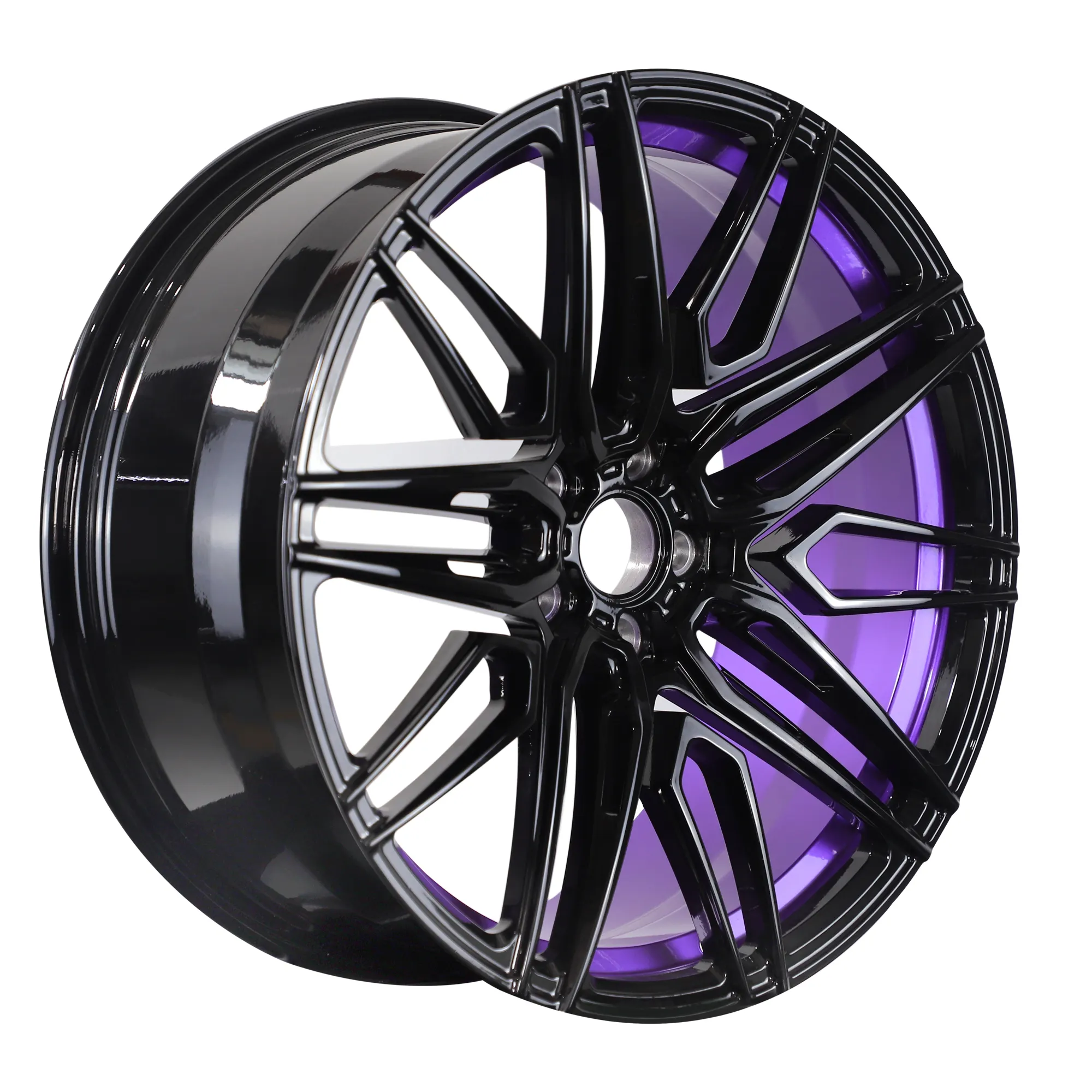 Pink black 19 inch forged alloy wheels rim for modification car alloy wheel rim