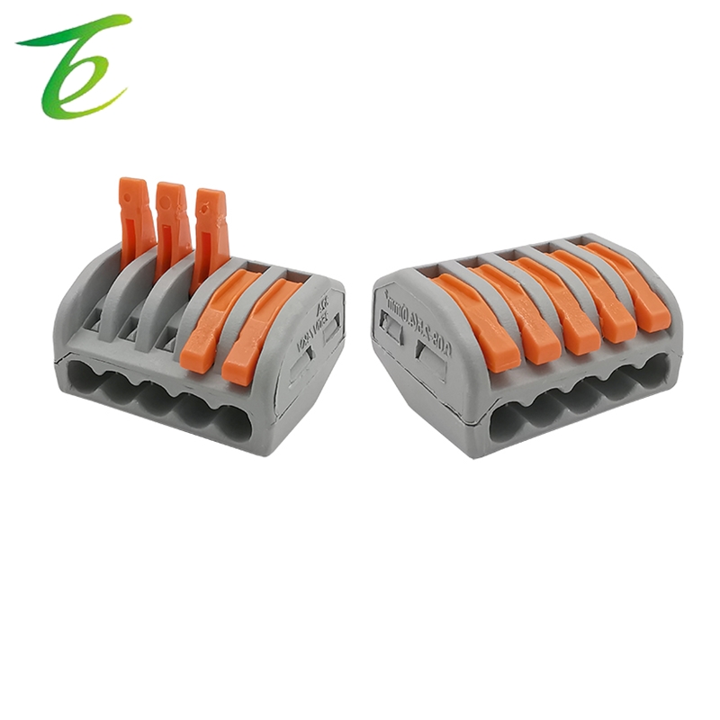 5/2 шт. PCT-215 PCT215 222-415 Универсальный Компактный проводной разъемы 5Pin многоразовые Весна Дирижер клеммный блок рычаг 0,08-2.5mm2