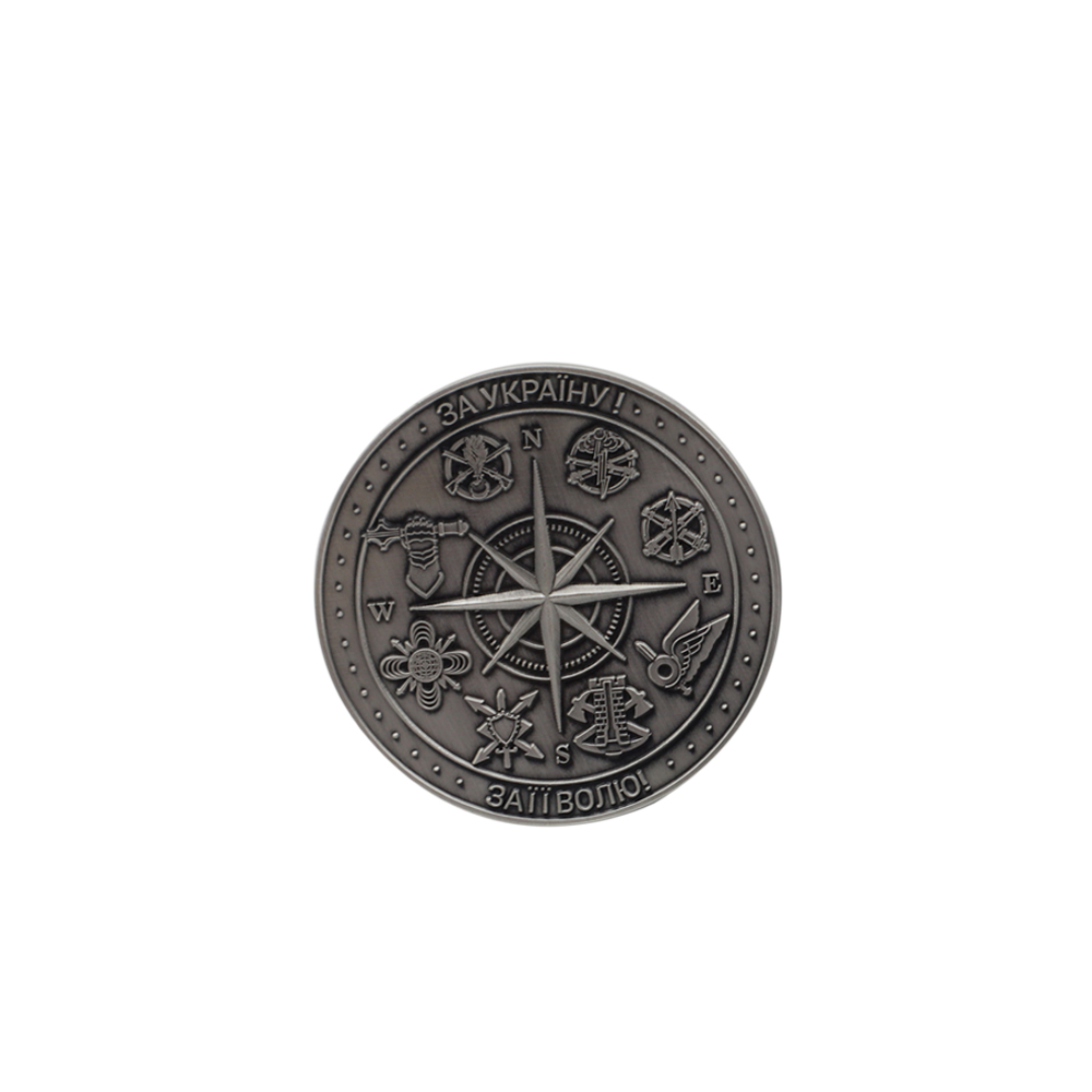 Customized Embossed Round Brass Blank Coins Metal Pirate Coins for Metal Crafts Coin Values