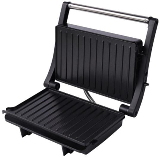 Floating hinge system automatically multifunctional 2-slice press grill toaster breakfast industrial sandwich makers