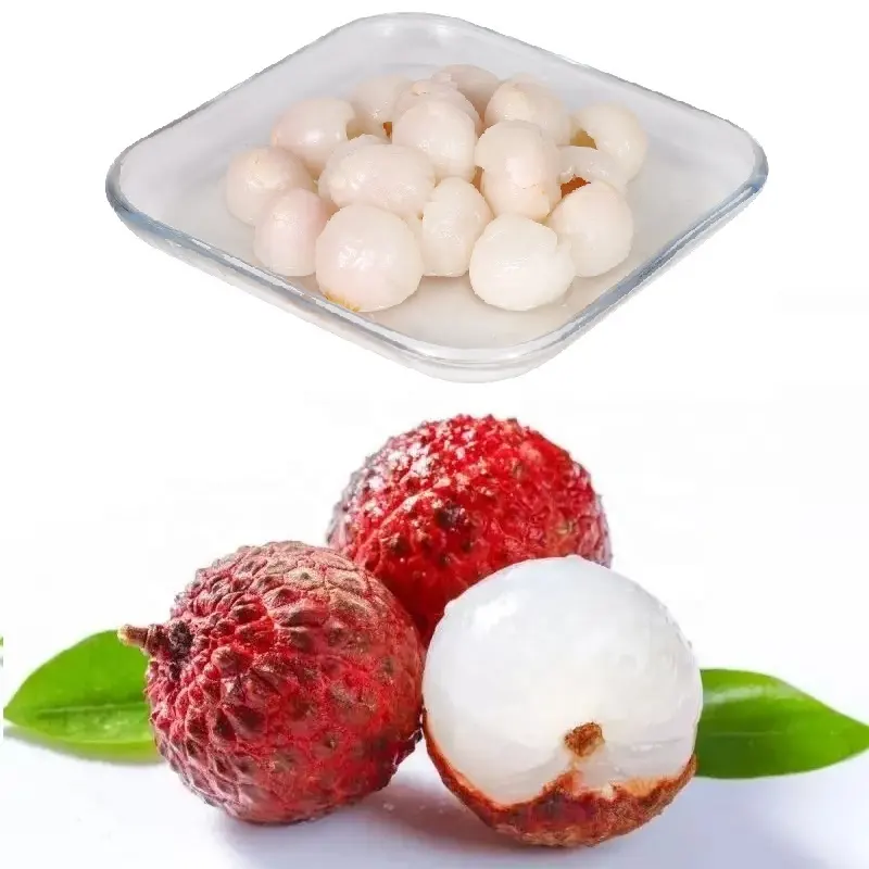 Canned fruit canned lychee / litchi whole / broken in light syrup or in heavy syrup fresh taste