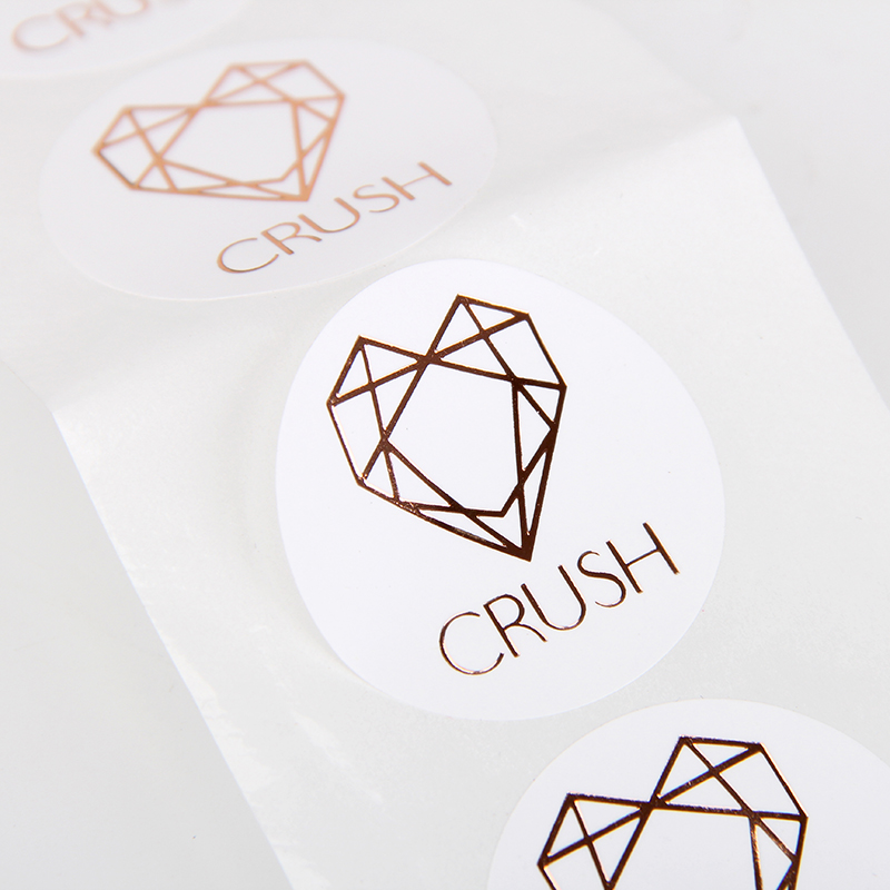 Sinicline Индивидуальные Логотип Die Cut отличительный дизайн круговой клей Этикетка Стикеры