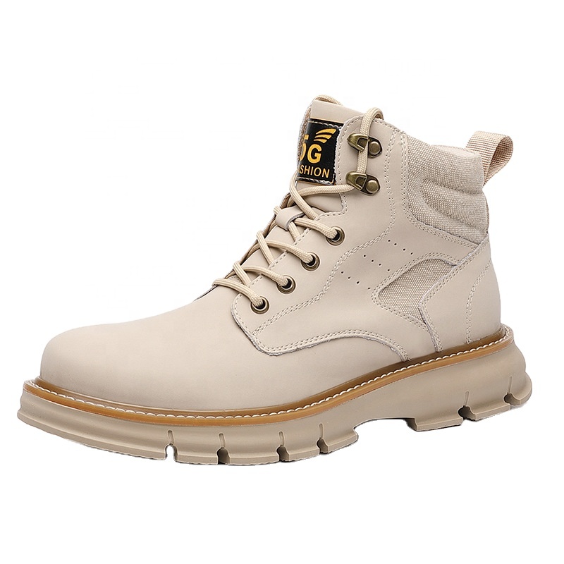 Hot Deals British Style Male Leather Shoes Winter Boots Men Martin Boots