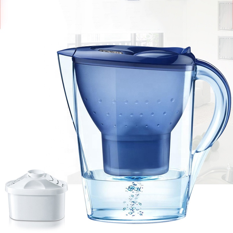3.5L Pur Water Filter Pitcher Large 10 Cup Activated Carbon Timer Water Purifier Pitcher