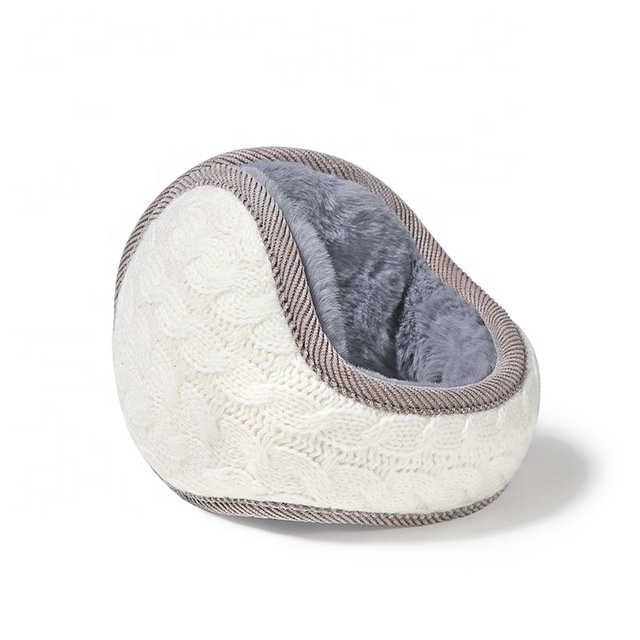 Lotus yarn новый стиль зимние теплые однотонные женские/мужские наушники Защитные искусственные мягкие пушистые наушники