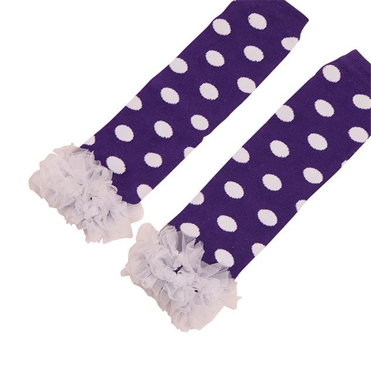 2021 Hot selling stylish point warm legs classic knitting leg warmers for baby girls