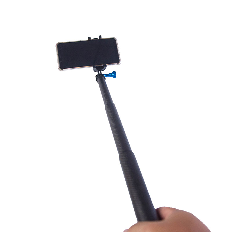 Монопод из углеродного волокна Gopros Heros, держатель мобильного телефона, Гибкий штатив для селфи