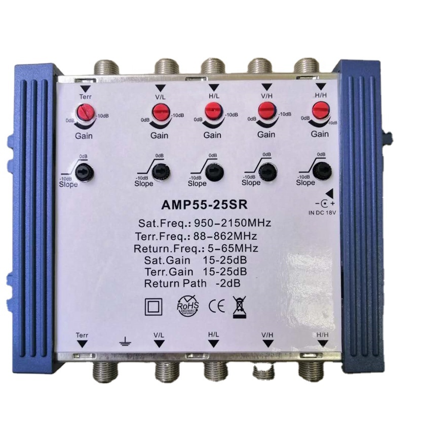 New design Digital 5 input output CATV signal Amplifier