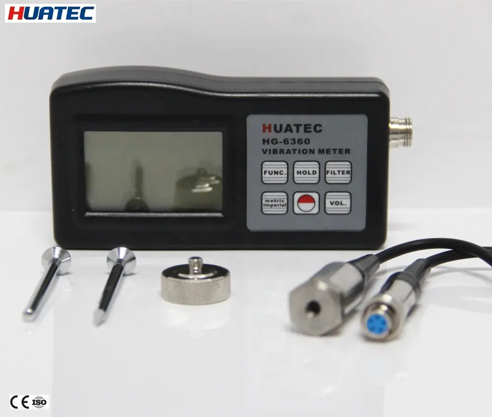 HUATEC Vibration Meter Tester Portable type HG6360 Digital Vibration monitor