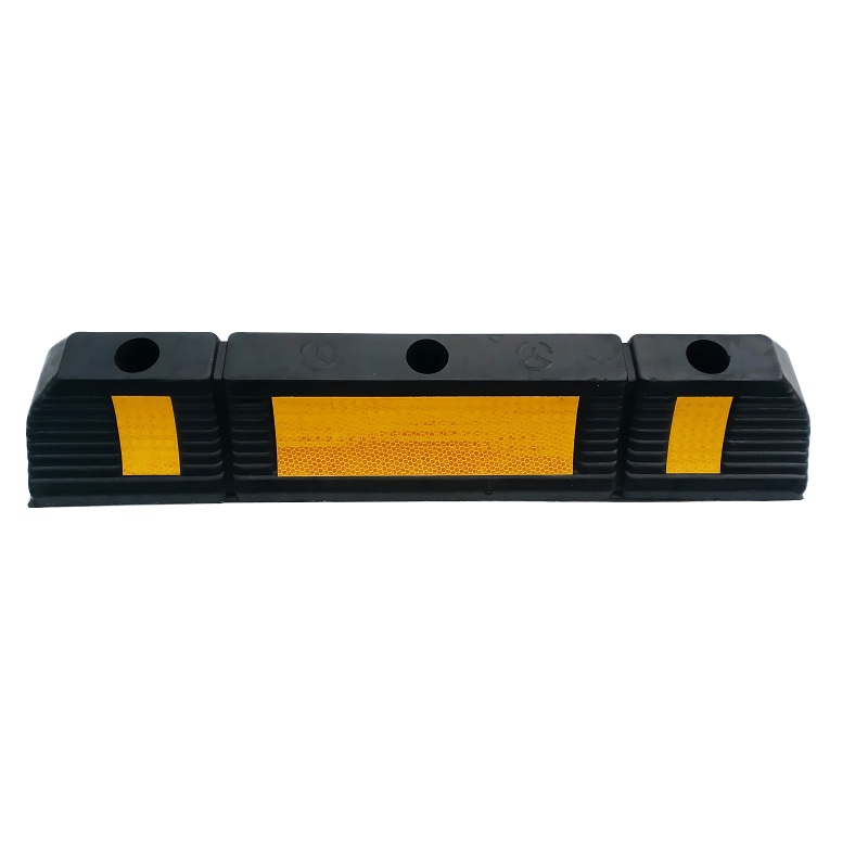 Weight 3.2kgs heavy duty rubber tire stopper tope llanta garage lane divider