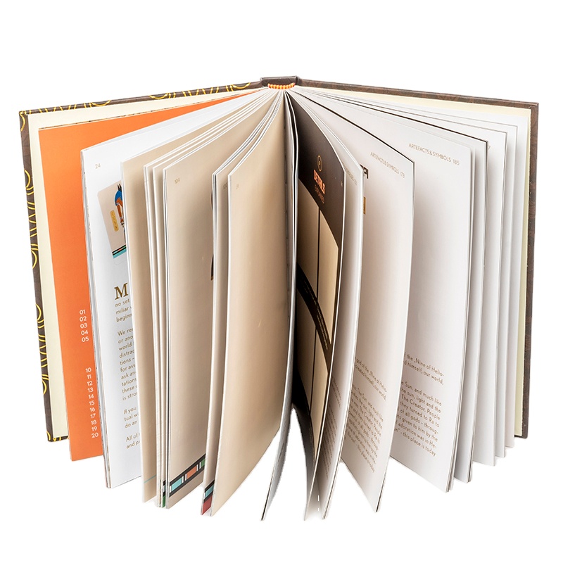 High-end full-color hardcover book/photo book custom printing