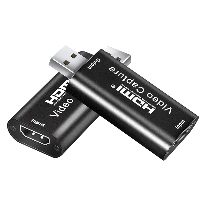 Карта захвата HD USB-HDMI 2,0 4K, видео HDMI подходит для живого вещания и записи в реальном времени, захват hdmi