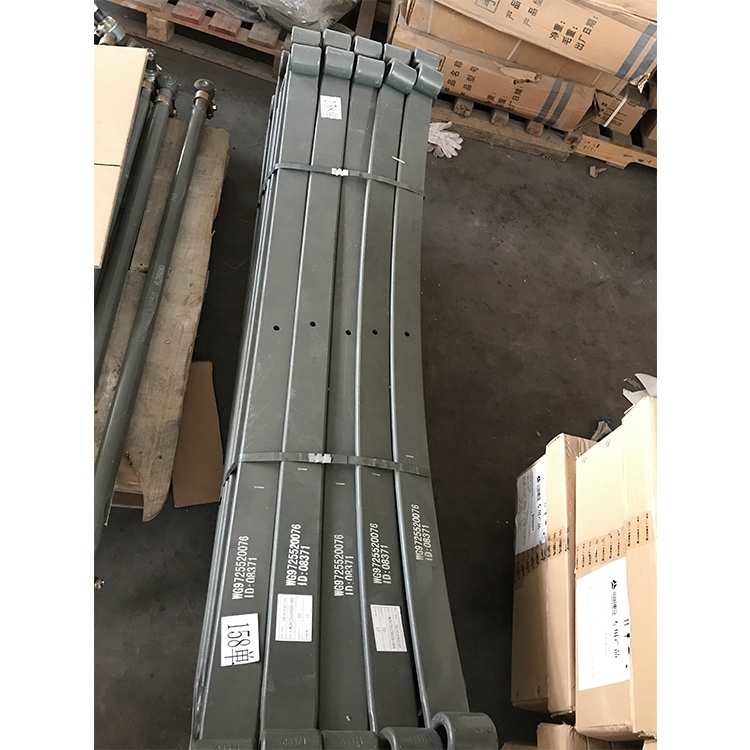 Передняя листовая пружина SINOTRUK HOWO 1 шт. WG9725520076 + 001