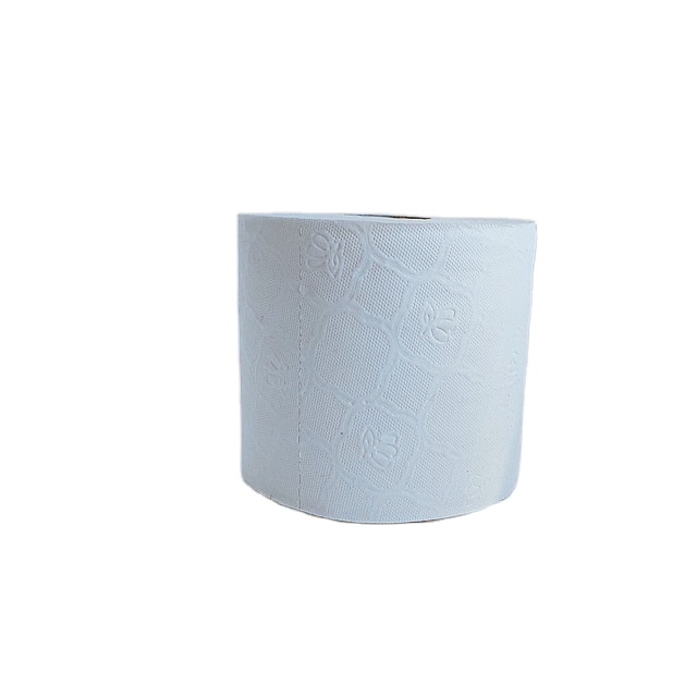 QS05T Cheap Recycled pulp Virgin Wooden Pulp Rolls Pack Servilletasd Papel Toilet Paper Roll Tissue Toilet Paper