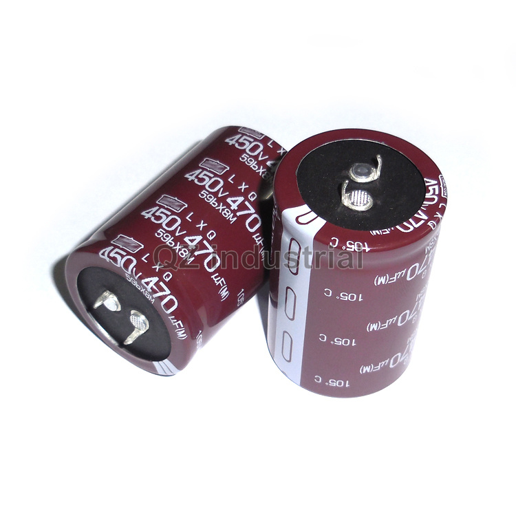 QZ Новый оригинальный 100% 450v470uf 450v 470 мкФ 105C 35X50mm 35*50 мм алюминиевый электролитический конденсатор с алюминиевой крышкой