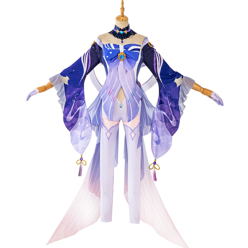Genshin Impact Sangonomiya kokomi Cosplay Custom Clothes