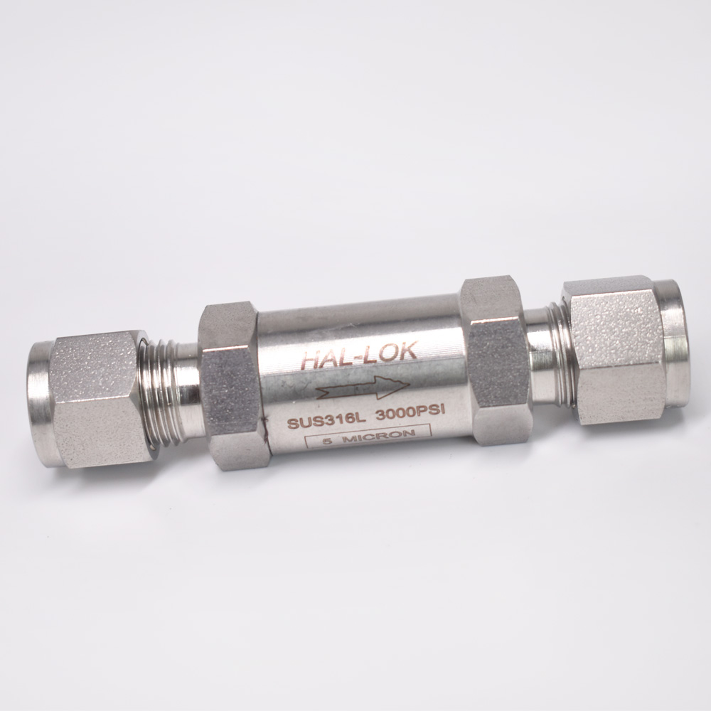 Factory direct custom 316L stainless steel 3000PSI pass-through card set filter