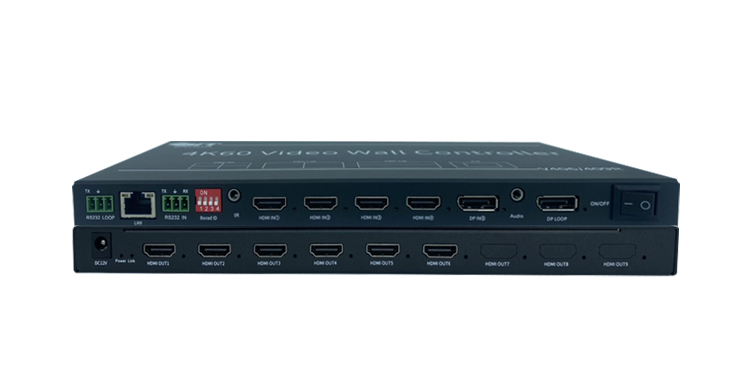Bitvisus 6-канальная видеостена 2x2 1x3 1x4 1x6 контроллер экрана телевизора 4k 2x3 3x2 Переключатель видеостены
