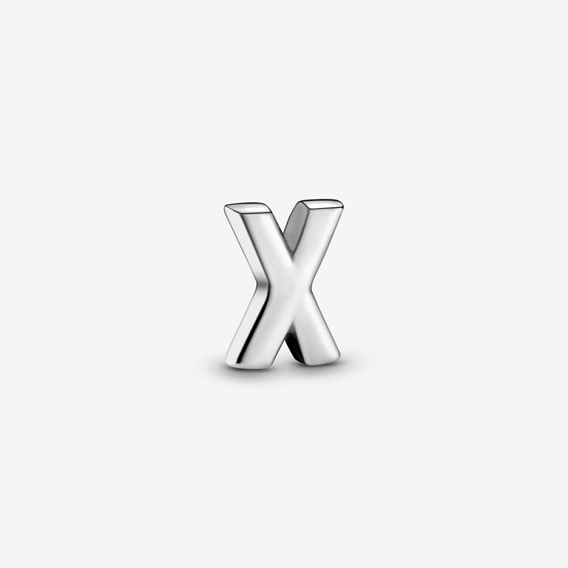 Буква X, алфавит, медальон, плавающий медальон, Стайлинг, незаменимый, крученый Шарм, подходит для PDR * a, гладкие ожерелья