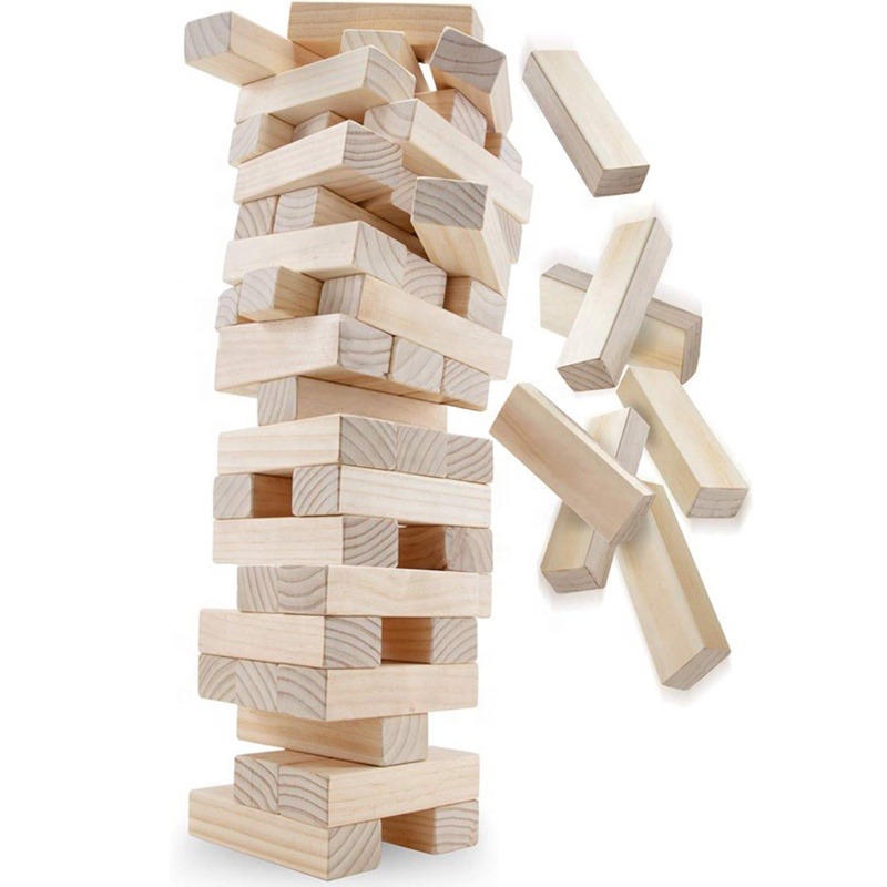 Outdoors Garden Yard family game tipsy tower drinking game wooden tower stacking giant tower game