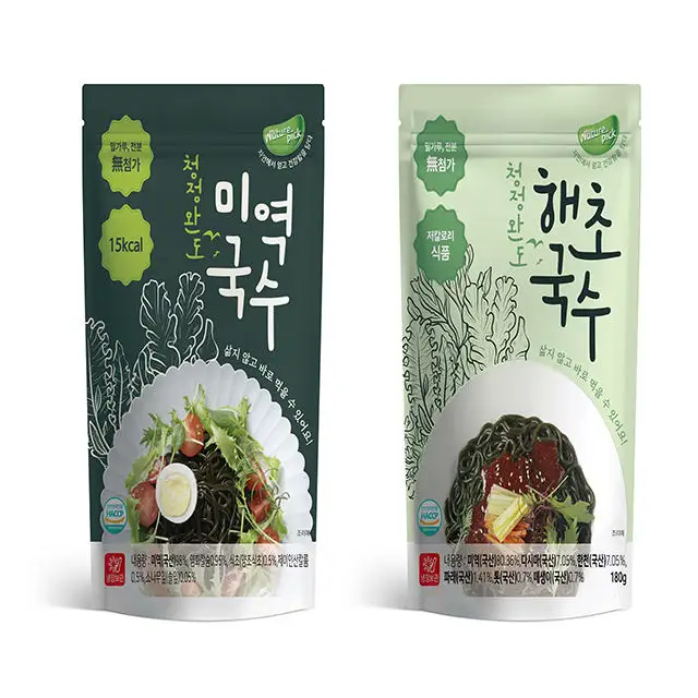 New Innovative Product High Quality Korean 10 Months Seaweed Noodles 100% Korean seaweed instant noodles