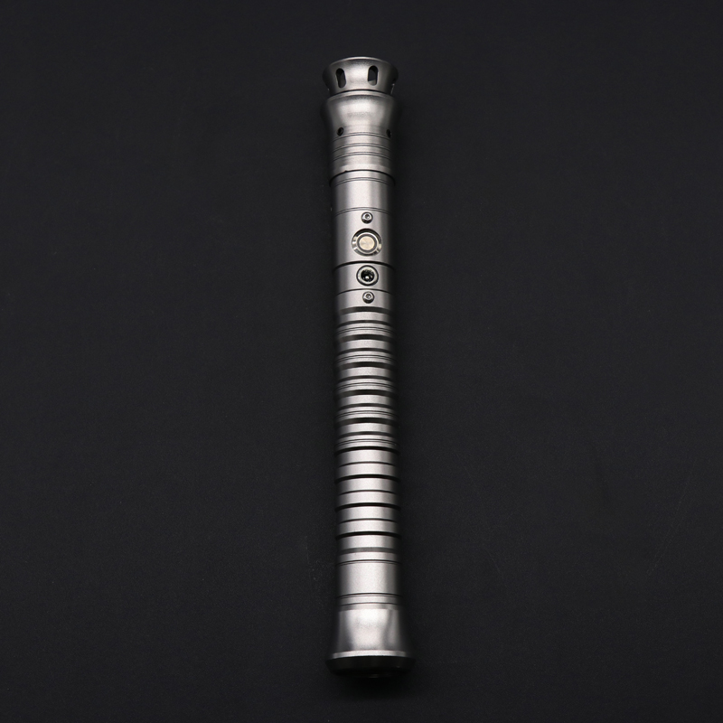 Yanqing Металл hilt тяжелый дующий световой меч RGB меняющий Цвет Гладкий качели Блокировка бластер несколько звуков Подарочные игрушки