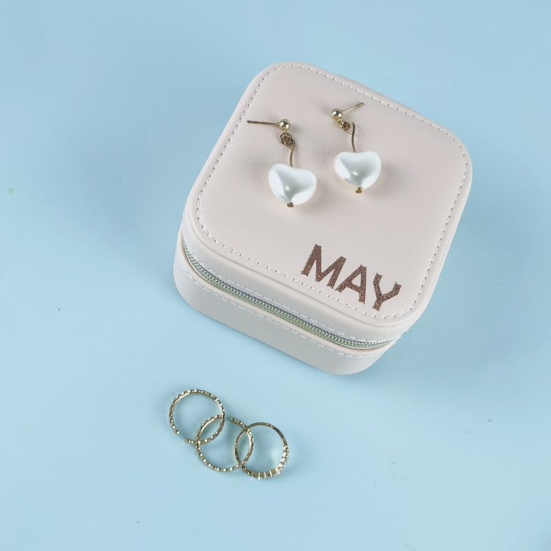 custom logo printed jewelry boxes,wholesale leather luxury box,Travel organizer jewelry case
