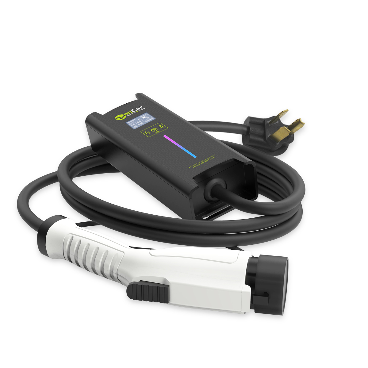 Zencar Type 1 J1772 Level 2 Charger 30 amp to Nema 10-30