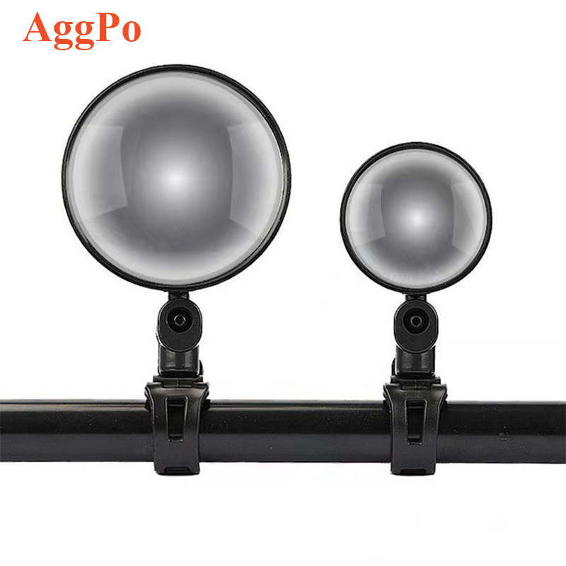 Cycling Accessories Bike Rearview Mirror Mountain Bicycle Handlebar Wide Angle Rear View Mirror bike handle silicone rearview