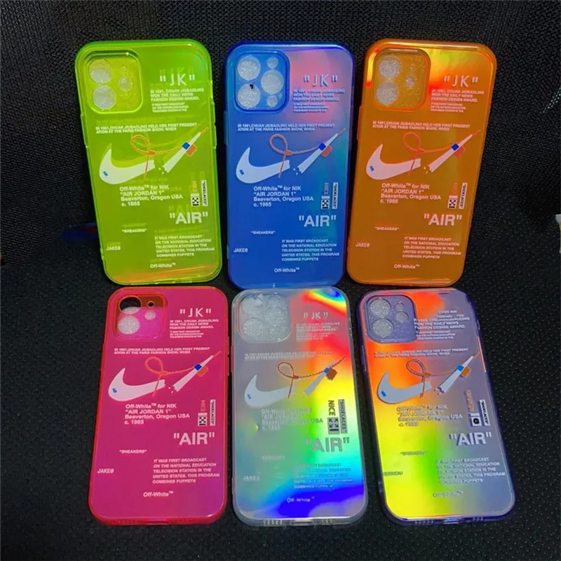 Laser designer LOGO mobile cell phone case For iphone 7 iphone X 12 11 13 pro max phone case