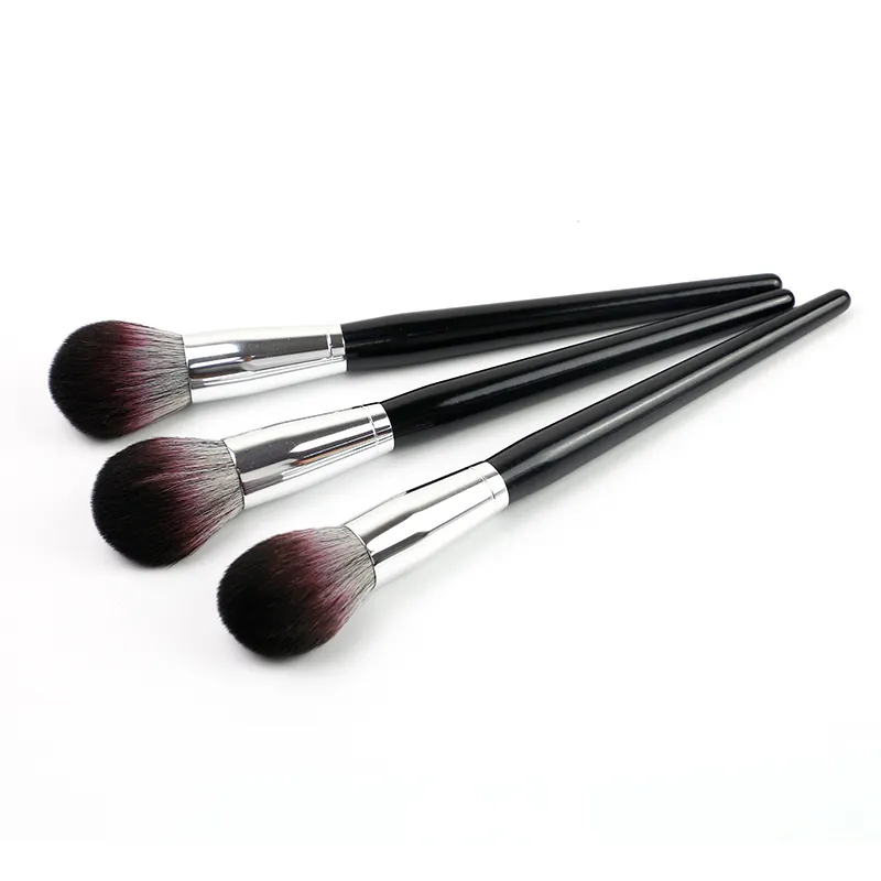 Supplies Professional Personalised Synthetic Patented Nano Black hair Copper Ferrule Highlighting Sigle Makeup Brush