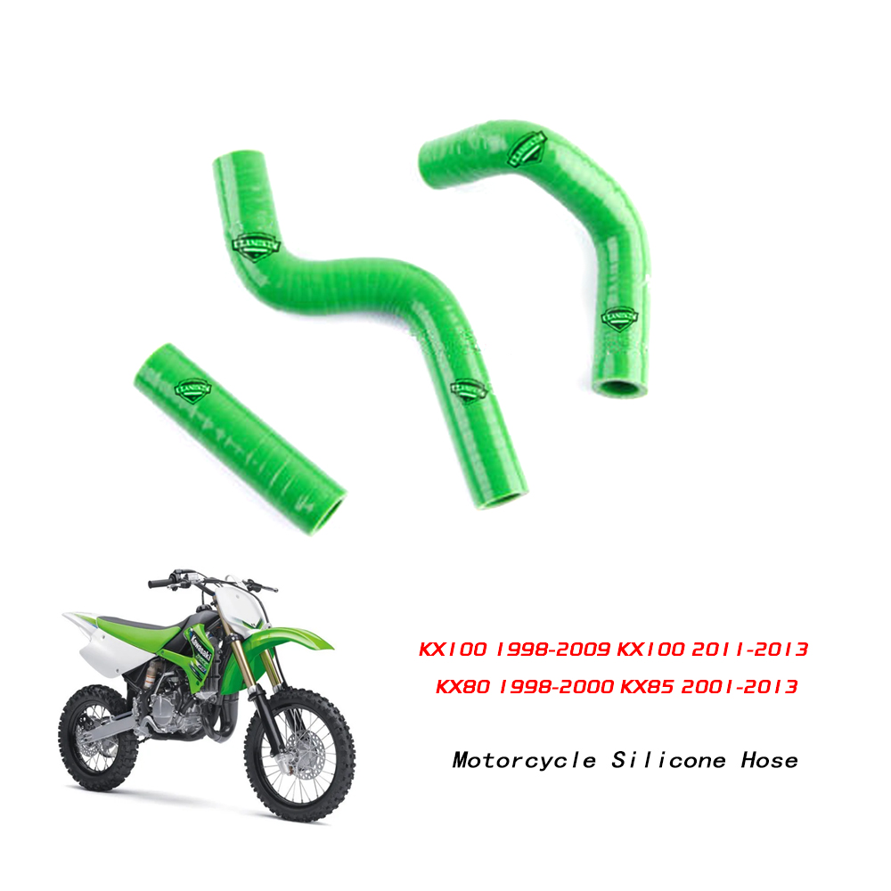 Шланг охлаждающей жидкости силиконовый для мотоцикла KAWASAKI KX100 1998-2009 KX100 2011-2013 KX80 1998-2000 KX85 2001-2013 шланг