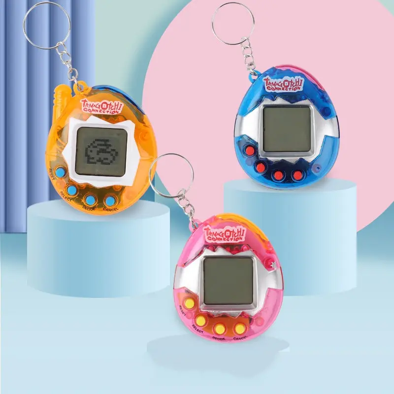 Tamagotchis Electronic keychain Toys 90S Nostalgic 168 Pets in One Virtual Cyber christmas pet toy Electronic pet For Kid