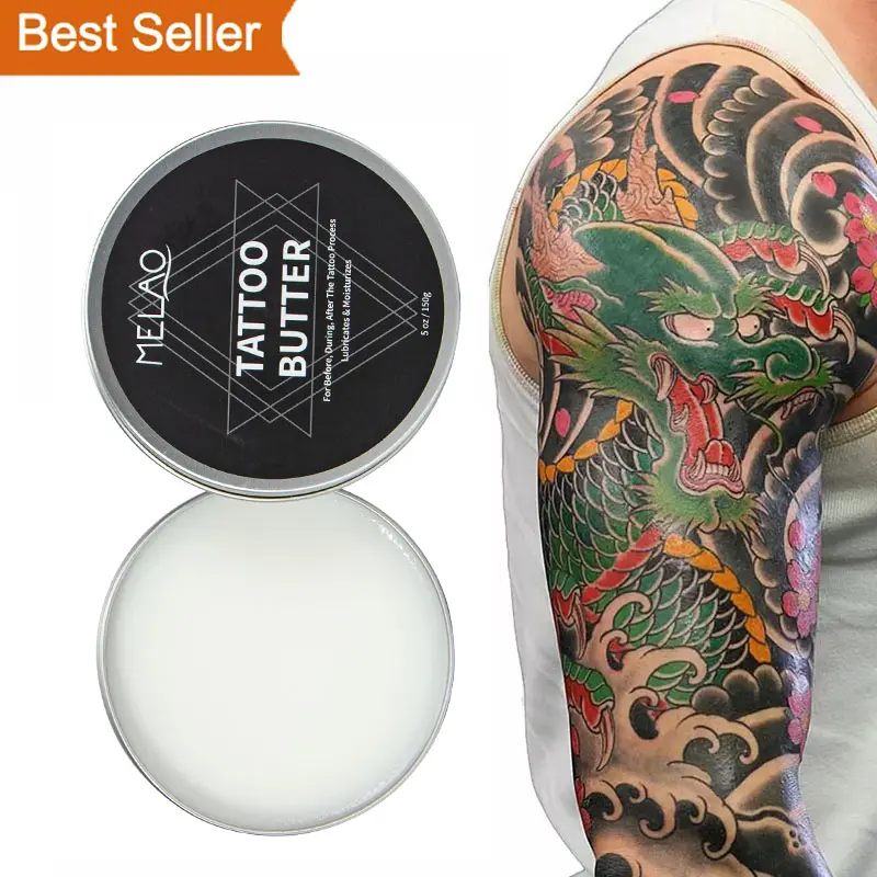 Private Label Tattoo Butter Tattoo Heal Cream Natural Tattoo Skin Pain Relieve Cream Balm