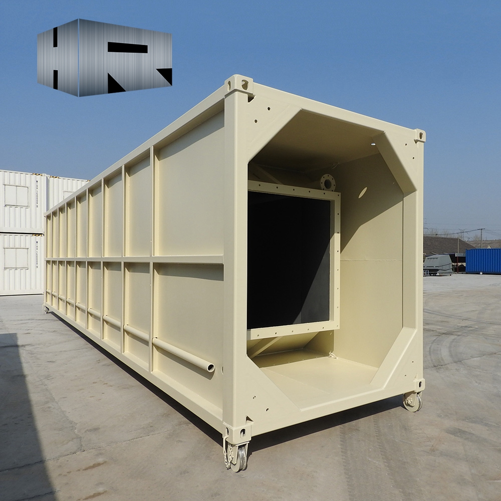 Mobile horizontal cement storage container silo equipment containers