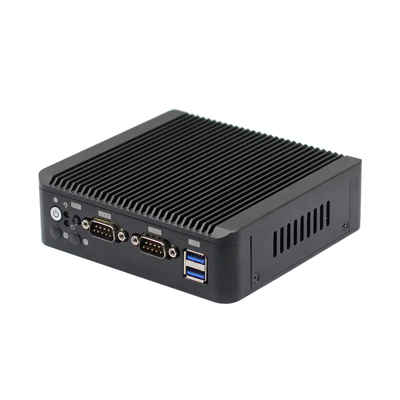 Piesia Intel Gemini Lake SOC Embedded J5005 Processor Mini PC Dual Lan Display computer fanless Mini PC TPM2.0 4K Thin Client PC