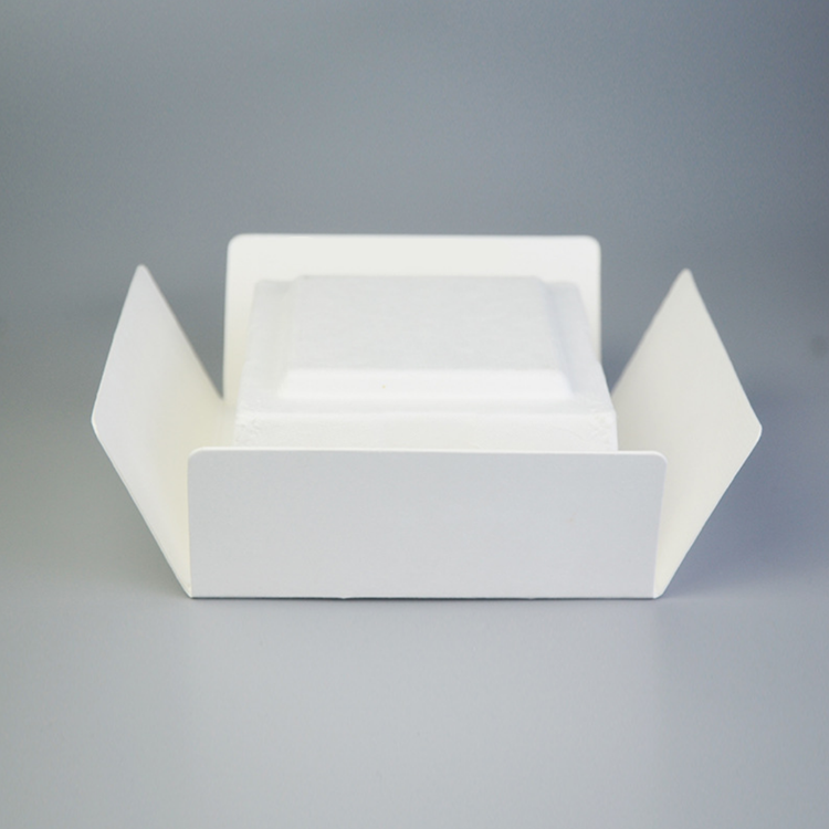 Эко-дружественных bagasse целлюлозы формованные черные вставки упаковки для коробки биоразлагаемые и экологически чистые упаковки