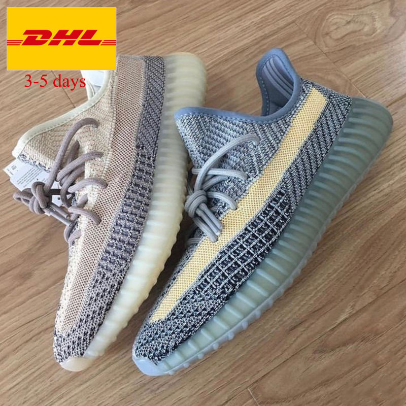 Мужские кроссовки Putian OG 1:1, качественная обувь Yeezy 350 V2 со статическим задним фонарем для бега, оригинальный логотип, повседневная спортивная обувь