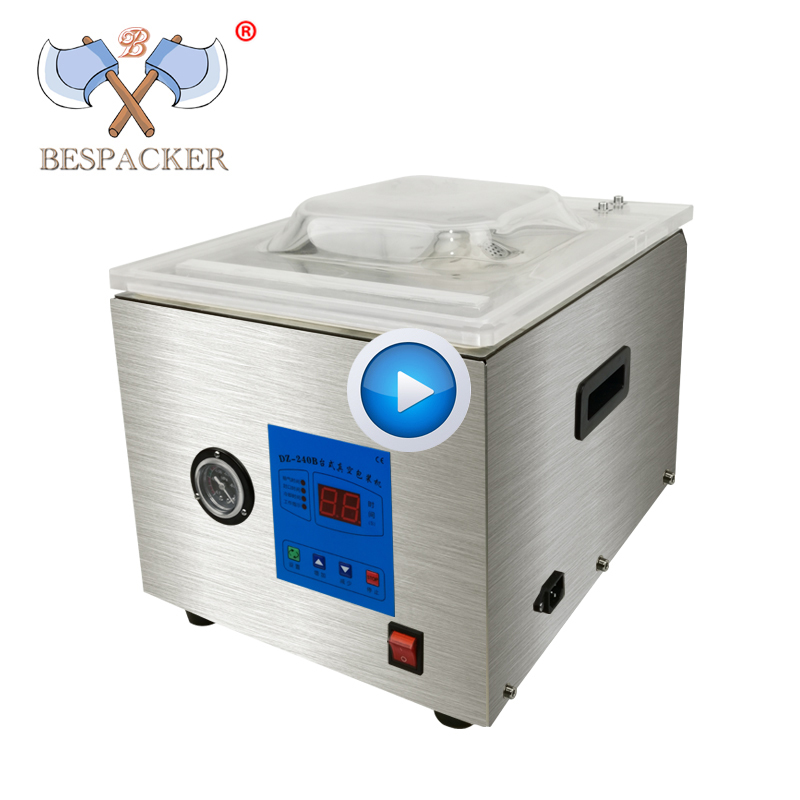Bespacker DZ-260C Автоматическая столешницы эконом-еда hamber вакуумный упаковщик, вакуум-закаточная упаковочная машина для упаковки