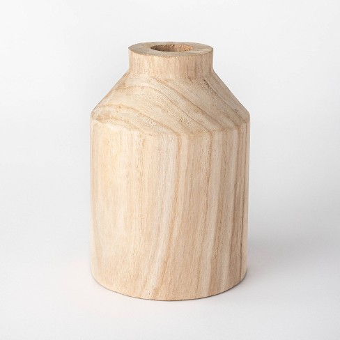 Wholesale Unique Quality Of Tall Flower Floor Vase Wooden Fiber Vase Decoration Customized Size Bulk Quantity
