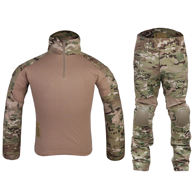 Emersongear, тактическая боевая рубашка, штаны, армейская рабочая одежда, военная форма, камуфляжная Военная Боевая форма