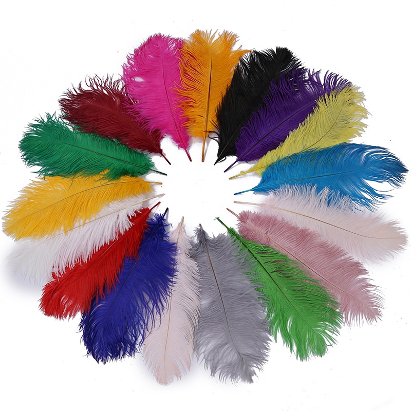 Manufacturers direct supply 35-40cm ostrich feather for wedding decoration