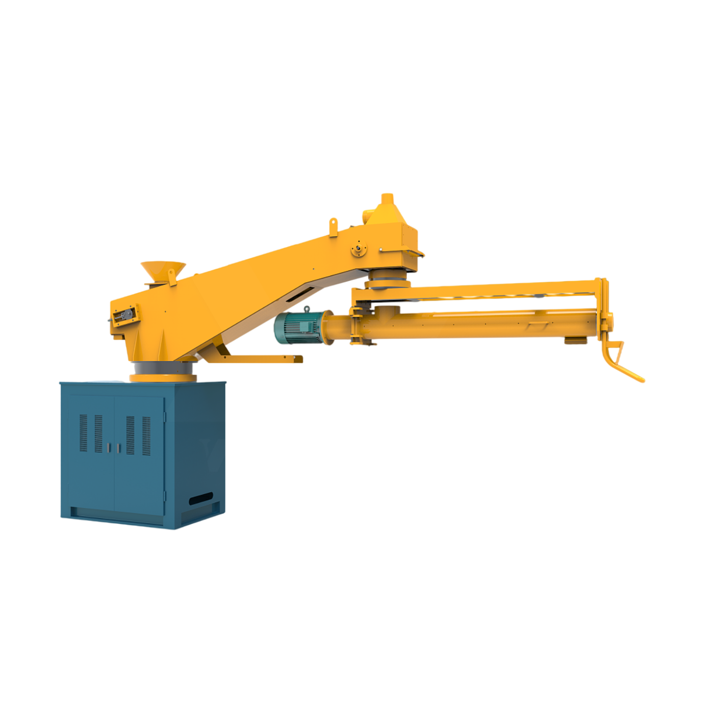 Resin sand mixing single arm continuous mixer foundry machinery