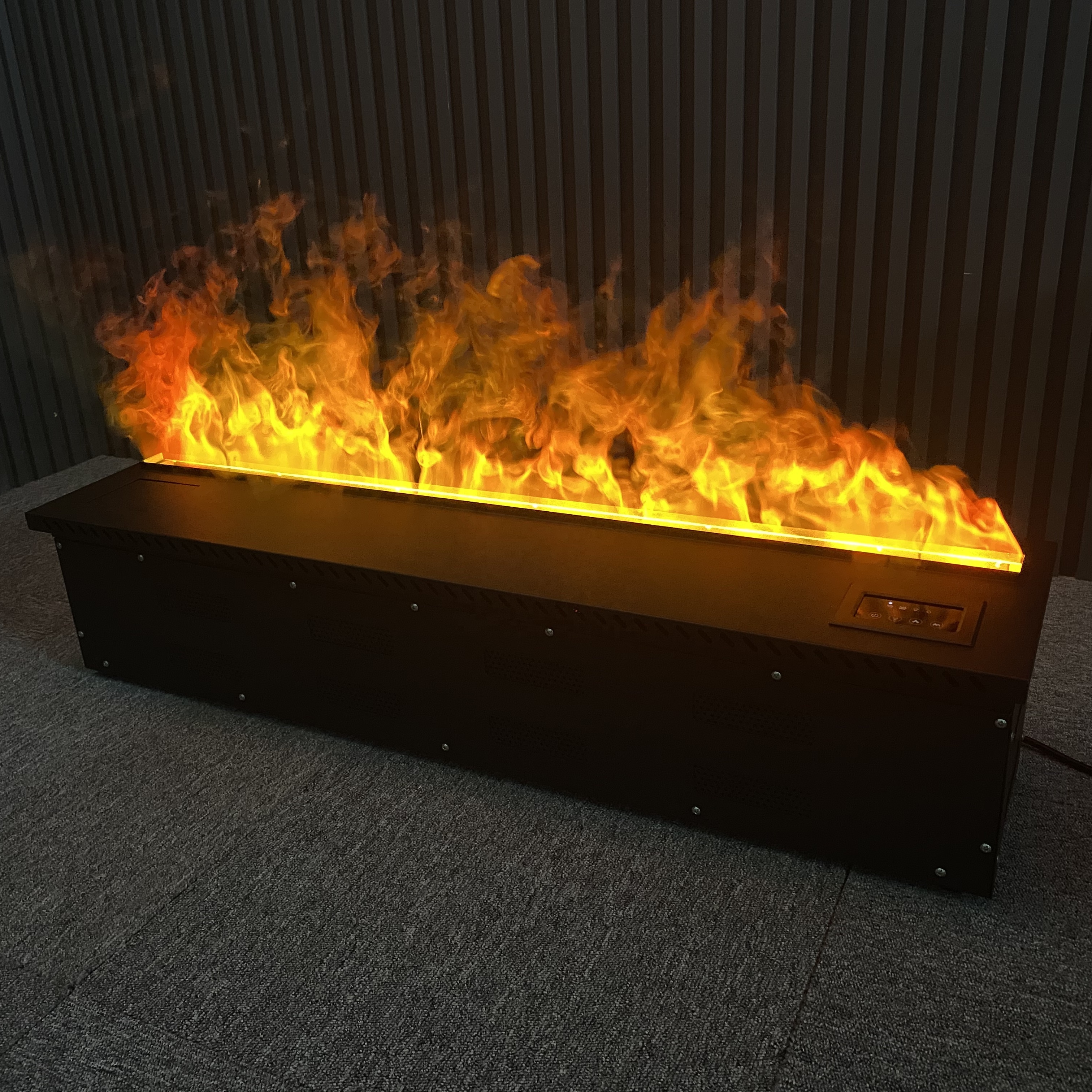 3D Water Vapor Fireplaces smart water vapor fireplace with touchable flame