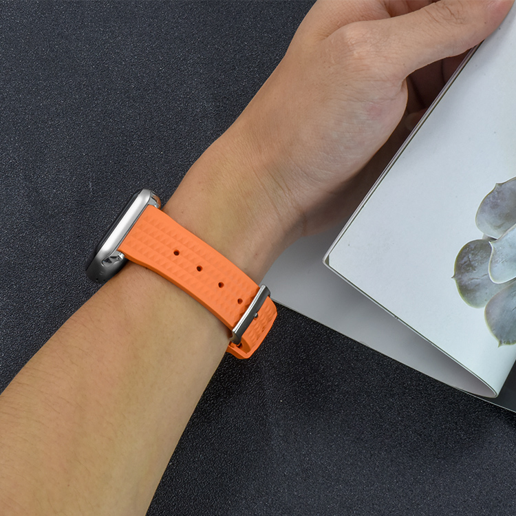 Ремешок для Apple Watch Series 6/5/4/3, быстросъемный резиновый ремешок с вафельным покрытием